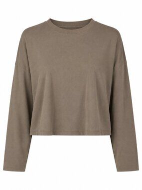 Harmony + Balance Taupe Athletic Long-Sleeve Top Women’s M